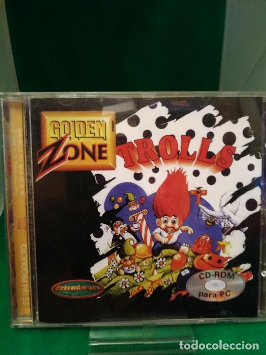 Videojuegos y consolas: JUEGO CD TROLLS . GOLDEN ZONE. 1997 pc - Foto 1