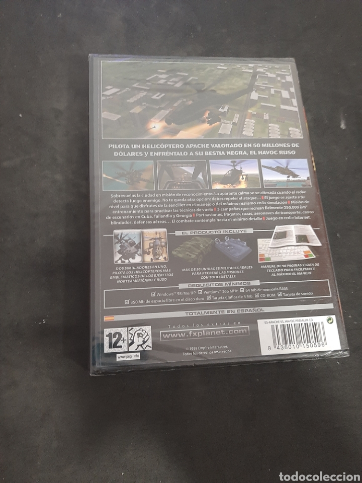 Videojuegos y consolas: PC 186 Apache havoc -JUEGO DE PC SEGUNDA MANO - Foto 2