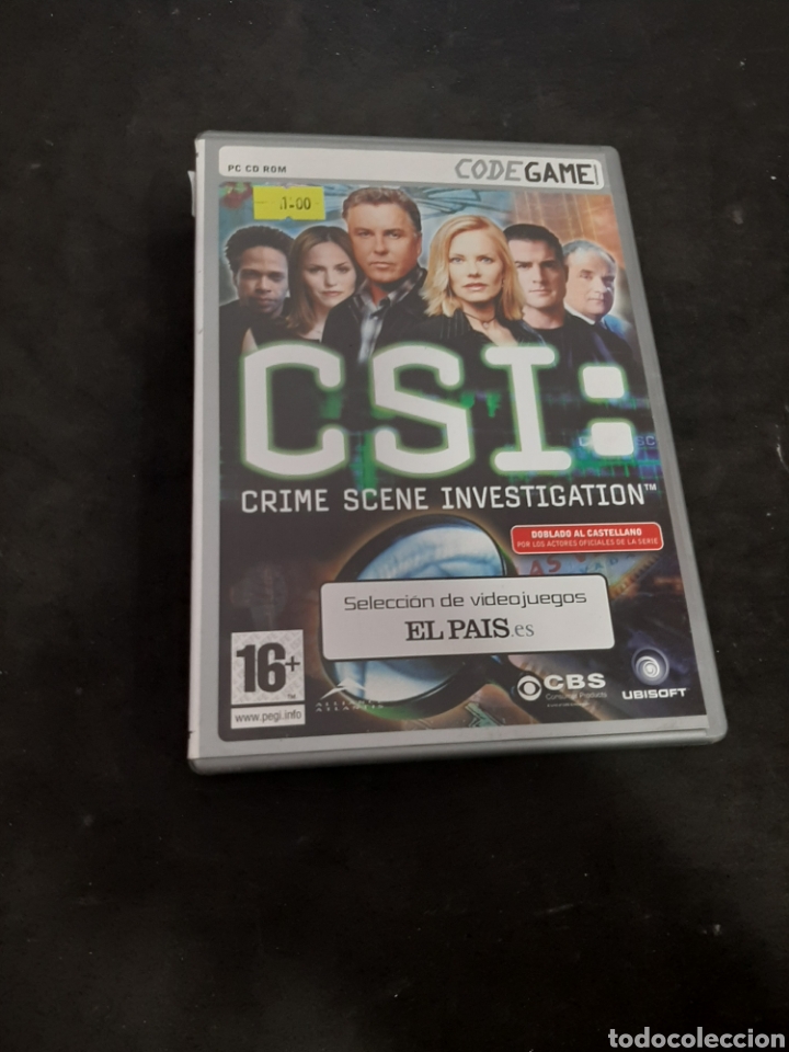 Videojuegos y consolas: PC&nbsp;&nbsp;&nbsp; 312 CSI &nbsp; -JUEGO DE PC SEGUNDA MANO - Foto 1