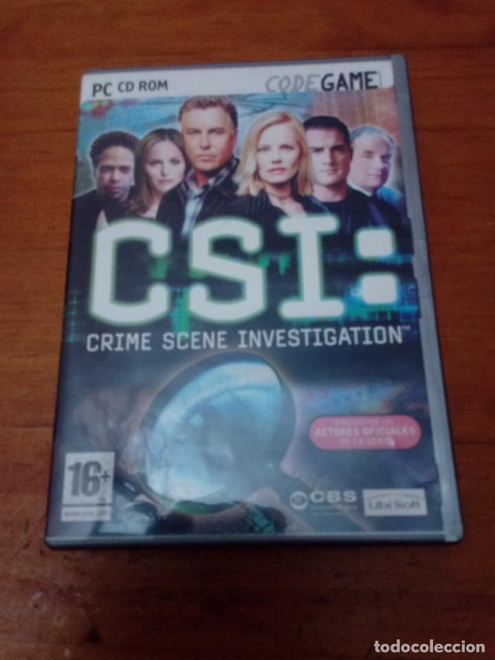 Videojuegos y consolas: PC ROM. CSI CRIME SCENE INVESTIGATION - Foto 1