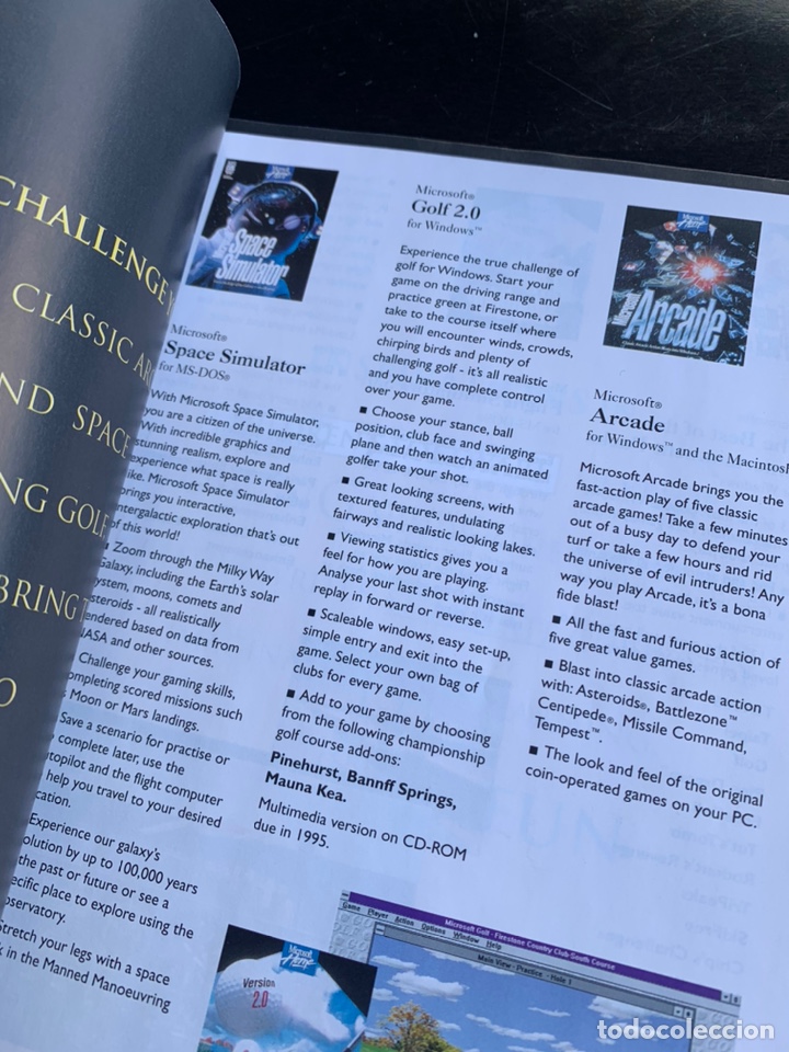 Videojuegos y consolas: Cat&aacute;logo de 1994 de juegos para ordenador PC Microsoft software - Foto 2