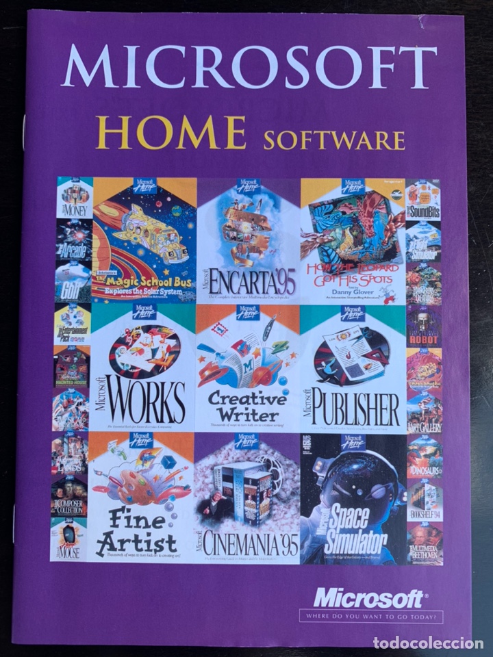 Videojuegos y consolas: Cat&aacute;logo de 1994 de juegos para ordenador PC Microsoft software - Foto 1