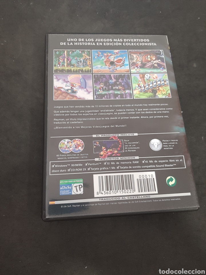 Videojuegos y consolas: PC&nbsp;&nbsp; 391 Rayman &nbsp;&nbsp; -JUEGO DE PC SEGUNDA MANO - Foto 2