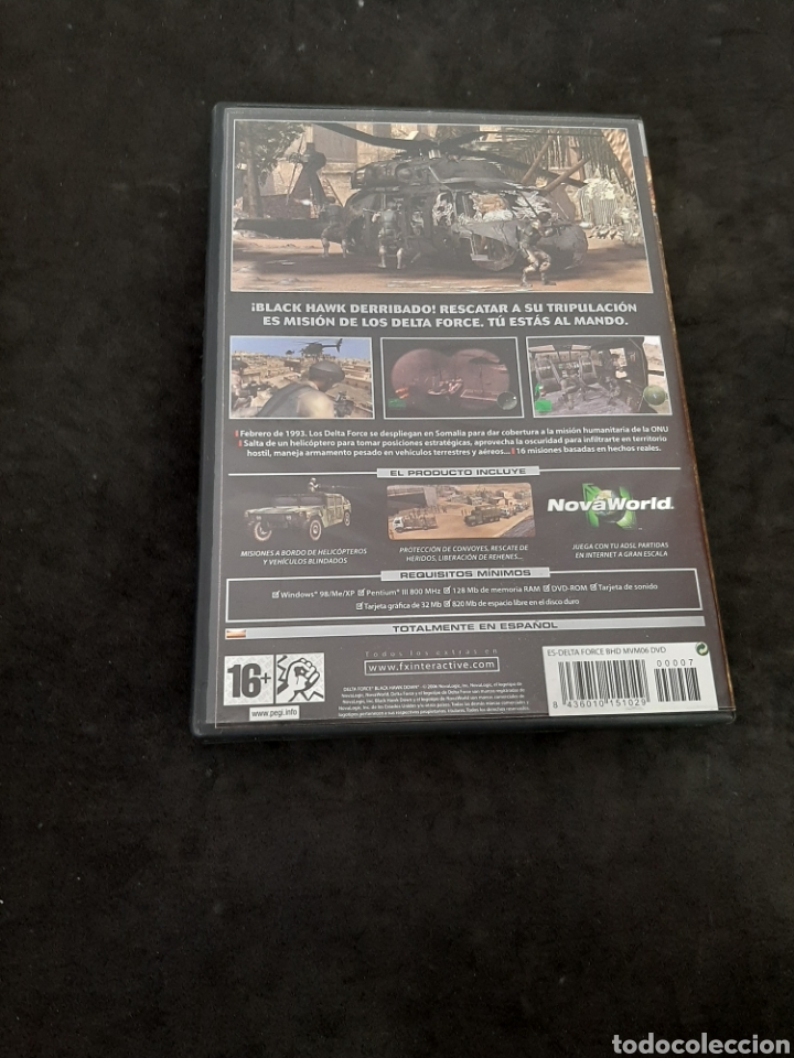 Videojuegos y consolas: PC 451 &nbsp;&nbsp; Delta Force Black Hawk Down &nbsp;&nbsp; -JUEGO DE PC SEGUNDA MANO - Foto 2