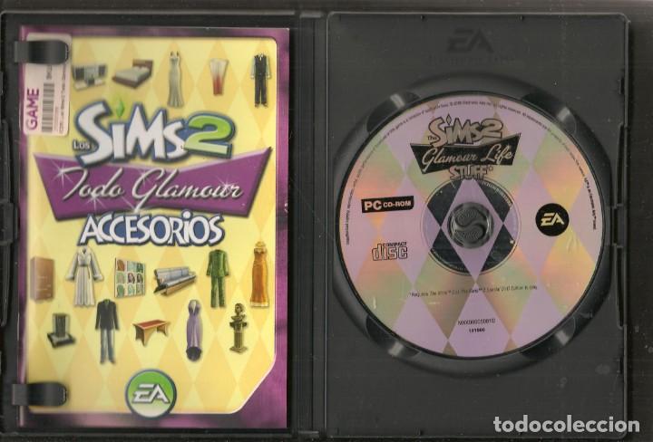 Videojuegos y consolas: PC CD - ROM. LOS SIMS 2. TODO GLAMUR. ACCESORIOS. (ST/DS4) - Foto 2