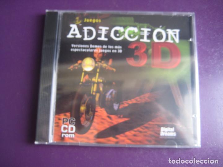 Videojuegos y consolas: ADICCION 3D - VERSIONES DEMO - PC CD ROM - DIGITAL DREAMS PRECINTADO - - Foto 1