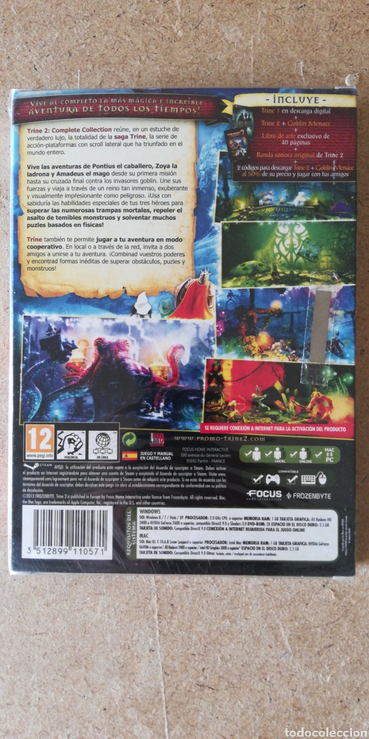Videojuegos y consolas: Trine 2 para pc ( precintado) - Foto 2