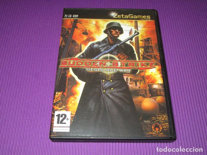 Videojuegos y consolas: SUDDEN STRIKE ( RESOURCE WAR ) - PC CD-ROM - ZETA GAMES - Foto 2