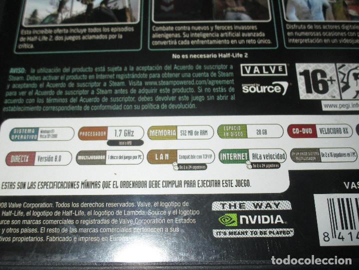 Videojuegos y consolas: HALF - LIFE 2 ( COLECCION EPISODIOS ) - PC DVD ROM - VALVE - Foto 4