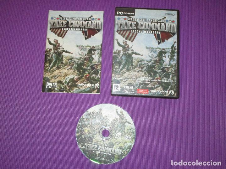 Videojuegos y consolas: TAKE COMMAND ( SECOND MANASSAS ) - PC CD-ROM - PARADOX INTERACTIVE - GUERRA CIVIL AMERICANA - Foto 1