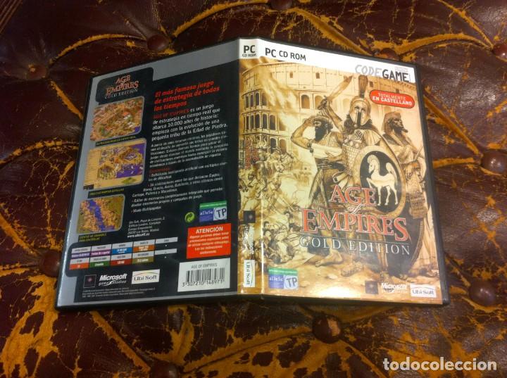 Videojuegos y consolas: PC CD-ROM. AGE EMPIRES. GOLD EDITION. 1998 - Foto 1