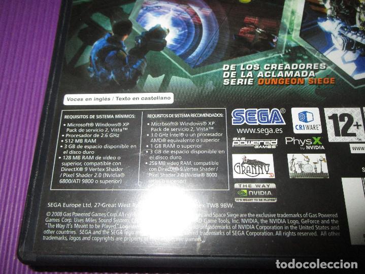 Videojuegos y consolas: SPACE SIEGE - PC DVD ROM - SEGA - FUSIONA LAS ARMAS CON EL SOLDADO - Foto 4