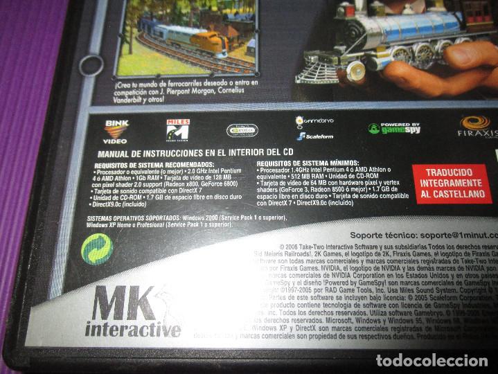Videojuegos y consolas: SID MEIERS RAILROADS ! - PC CD-ROM - 2K - Foto 4