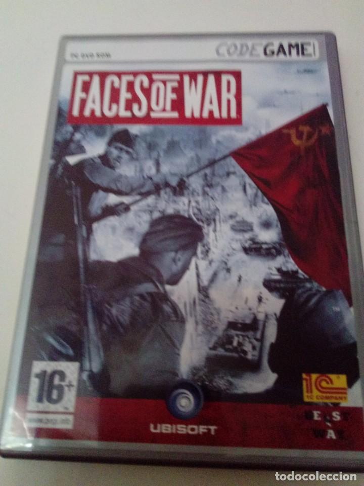 Videojuegos y consolas: PC DVD ROM FACES OF WAR. - Foto 1