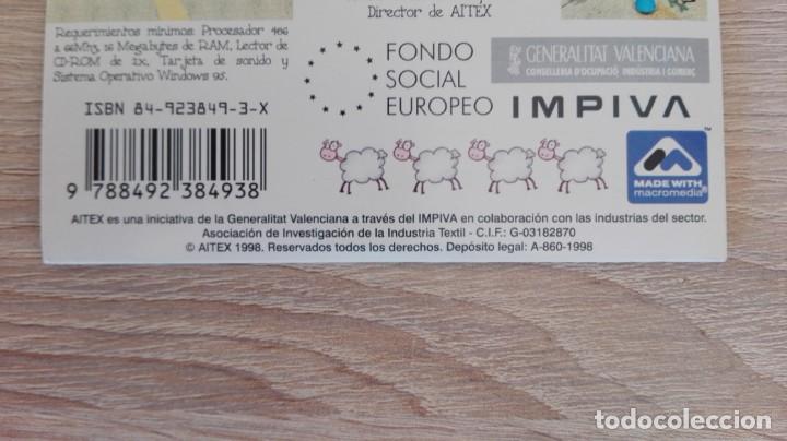 Videojuegos y consolas: INTRODUCCI&Oacute;N AL TEXTIL-PC CD ROM-AITEX-A&Ntilde;O 1998. - Foto 3