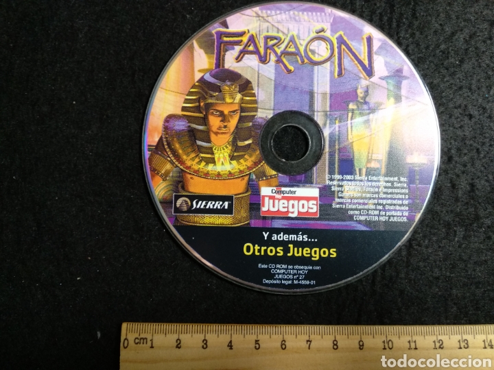 Videojuegos y consolas: CD ROM. Fara&oacute;n + otros juegos PC - Foto 1