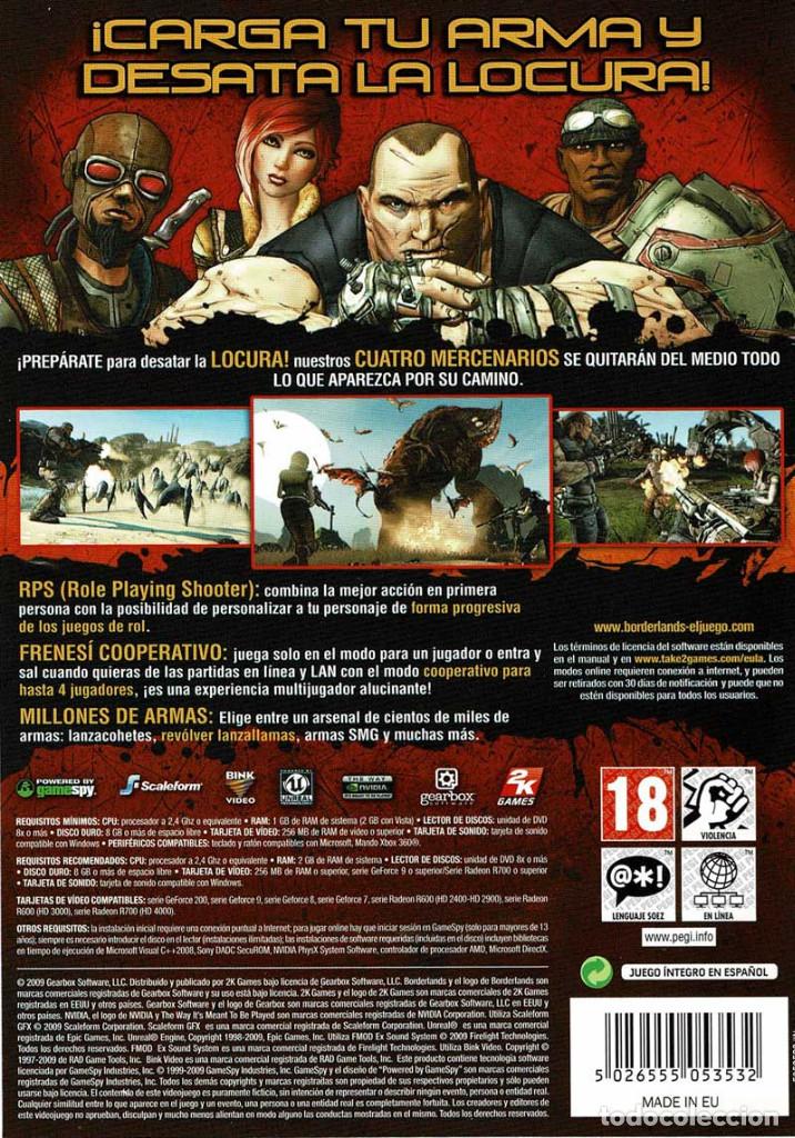 Videojuegos y consolas: Borderlands. PC - Foto 2