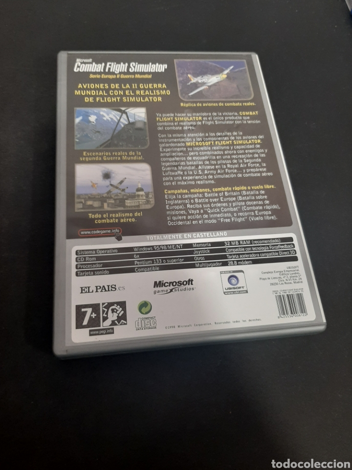 Videojuegos y consolas: PC 496 Combat Flight Simulator -JUEGOS PC SEGUNDA MANO - Foto 2
