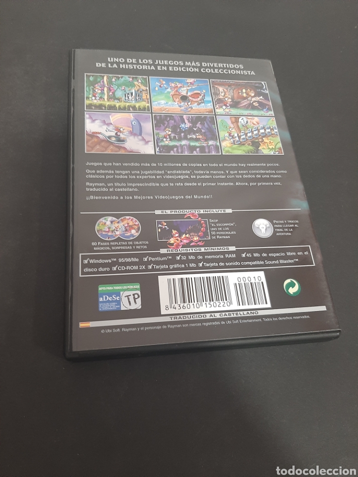 Videojuegos y consolas: PC 516 Rayman -JUEGOS PC SEGUNDA MANO - Foto 2
