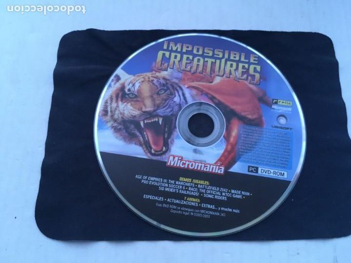 Videojuegos y consolas: IMPOSSIBLE CREATURES MICROMANIA DVD PC KREATEN - Foto 1