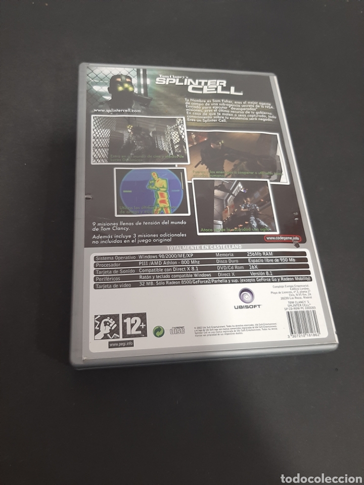 Videojuegos y consolas: PC 632 Splinter Cell -JUEGOS PC SEGUNDA MANO - Foto 2