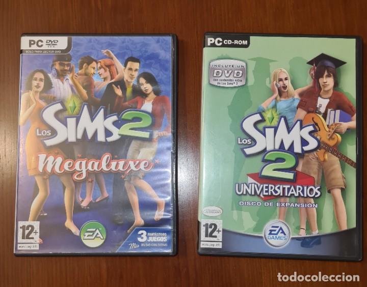 Videojuegos y consolas: Juego pc los sims2 megaluxe y los sims2 universitarios - Foto 1