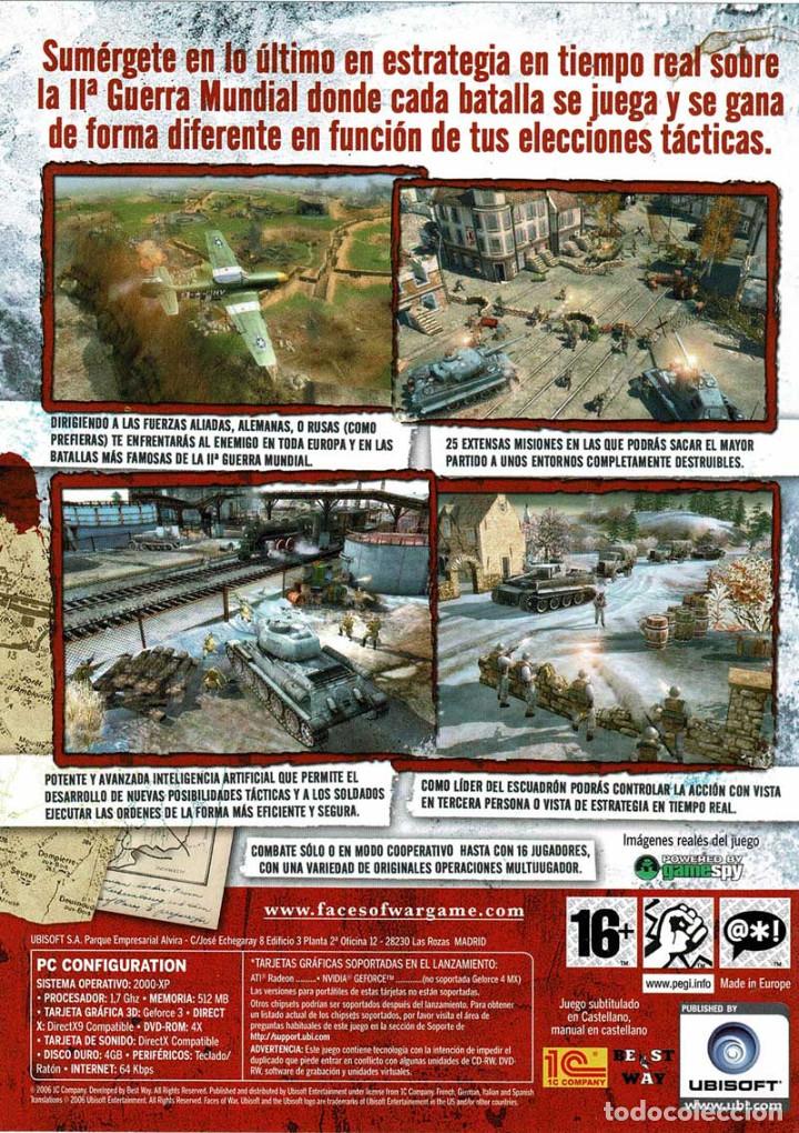 Videojuegos y consolas: Faces of War. PC - Foto 2