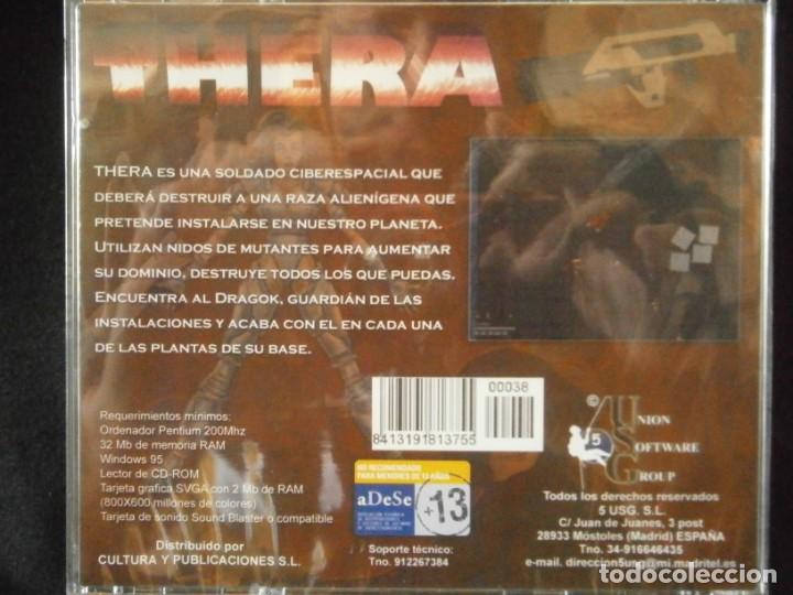 Videojuegos y consolas: JUEGO DE PC RETRO (A&Uacute;N PLASTIFICADO) THERA - Foto 2