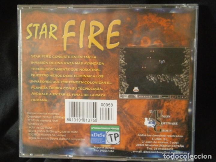 Videojuegos y consolas: JUEGO DE PC RETRO (A&Uacute;N PLASTIFICADO) STAR FIRE - Foto 2