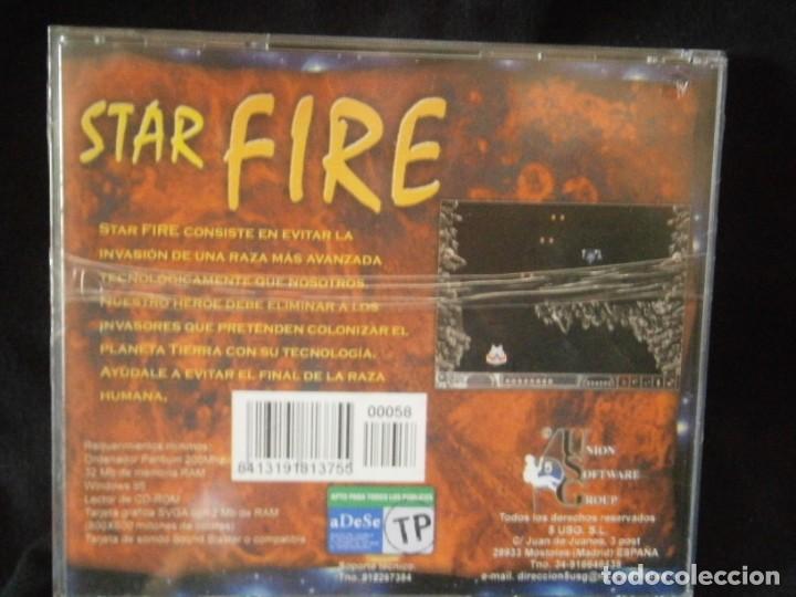 Videojuegos y consolas: JUEGO DE PC RETRO (A&Uacute;N PLASTIFICADO) STAR FIRE - Foto 2