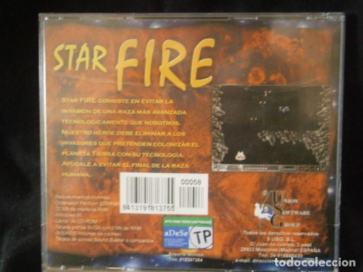 Videojuegos y consolas: JUEGO DE PC RETRO (A&Uacute;N PLASTIFICADO) STAR FIRE - Foto 2