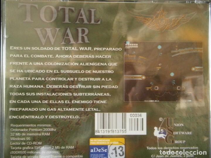 Videojuegos y consolas: JUEGO DE PC RETRO (A&Uacute;N PLASTIFICADO) TOTAL WAR - Foto 1