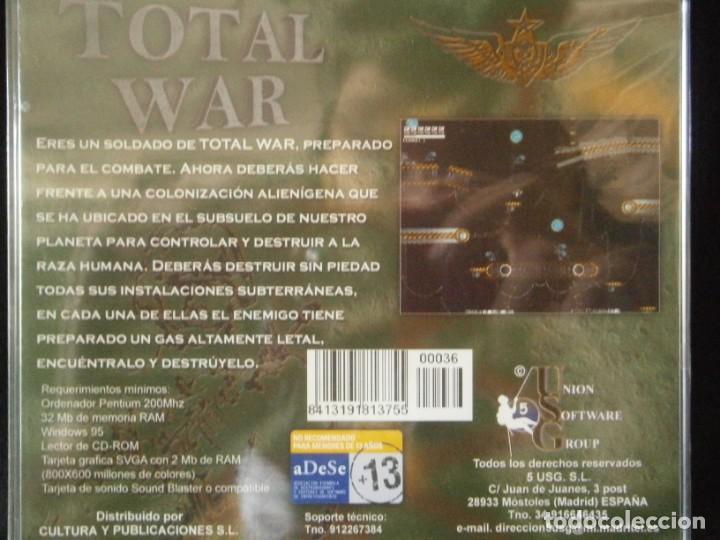 Videojuegos y consolas: JUEGO DE PC RETRO (A&Uacute;N PLASTIFICADO) TOTAL WAR - Foto 1
