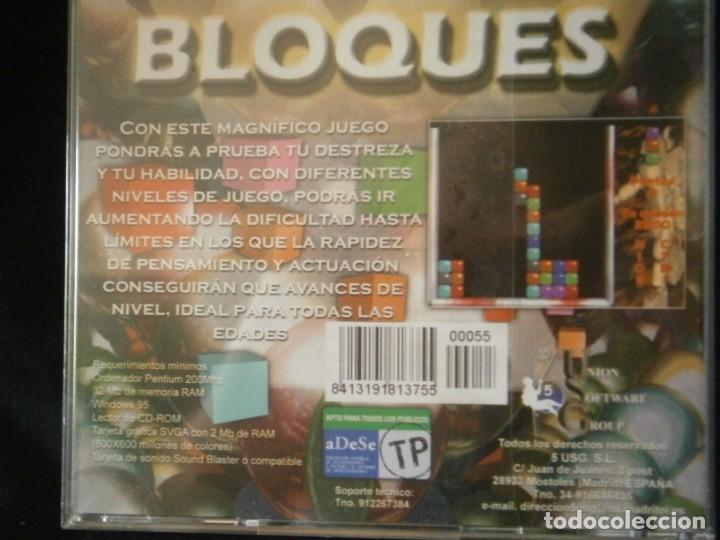 Videojuegos y consolas: JUEGO DE PC RETRO (A&Uacute;N PLASTIFICADO) BLOQUES - Foto 2