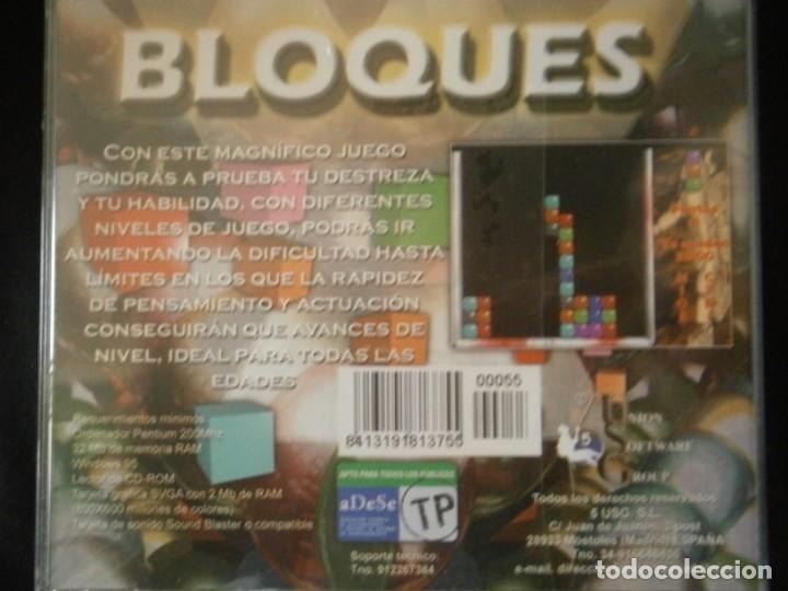 Videojuegos y consolas: JUEGO DE PC RETRO (A&Uacute;N PLASTIFICADO) BLOQUES - Foto 2