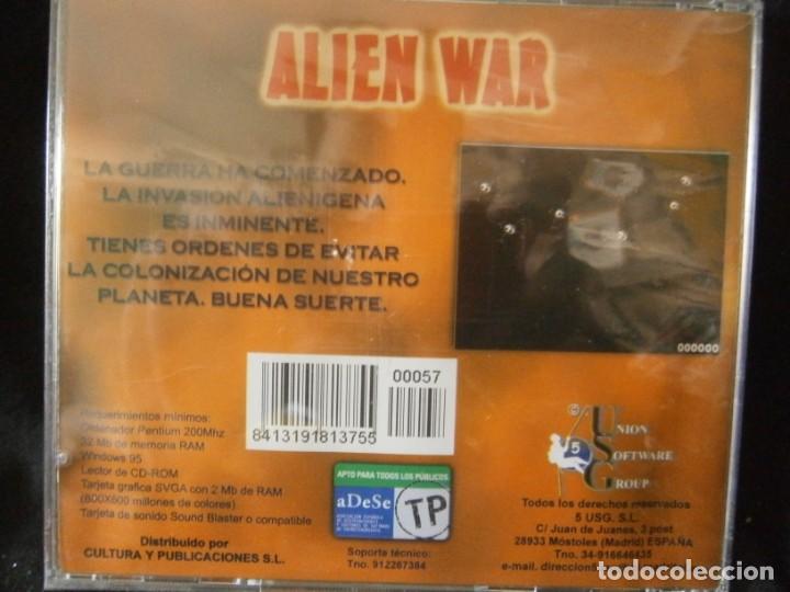 Videojuegos y consolas: JUEGO DE PC RETRO (A&Uacute;N PLASTIFICADO) ALIEN WAR - Foto 2