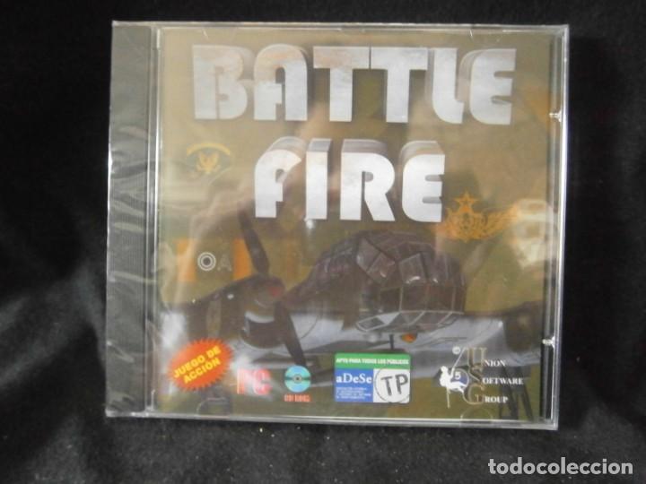 Videojuegos y consolas: JUEGO DE PC RETRO (A&Uacute;N PLASTIFICADO) BATTLE FIRE - Foto 1