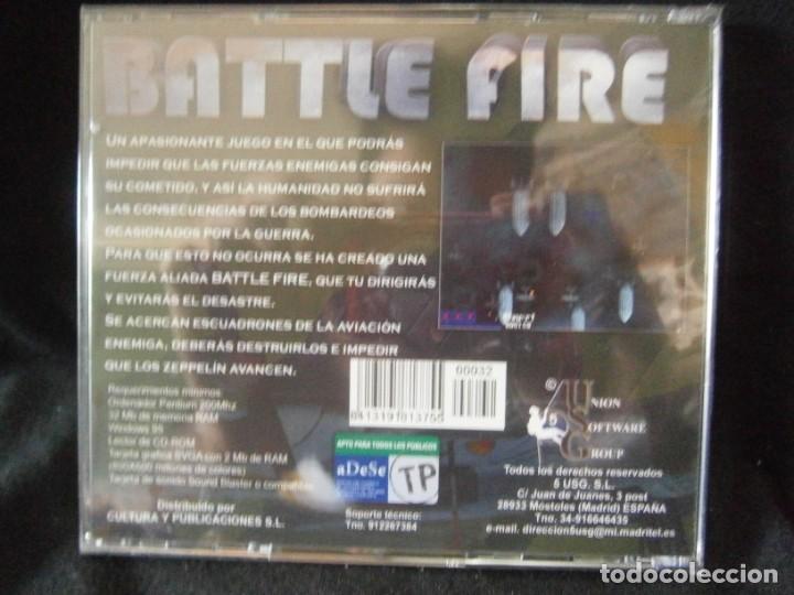 Videojuegos y consolas: JUEGO DE PC RETRO (A&Uacute;N PLASTIFICADO) BATTLE FIRE - Foto 2