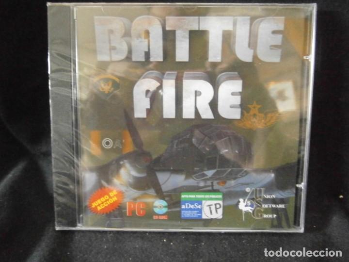 Videojuegos y consolas: JUEGO DE PC RETRO (A&Uacute;N PLASTIFICADO) BATTLE FIRE - Foto 1
