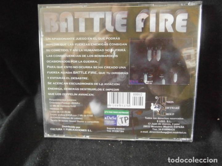 Videojuegos y consolas: JUEGO DE PC RETRO (A&Uacute;N PLASTIFICADO) BATTLE FIRE - Foto 2