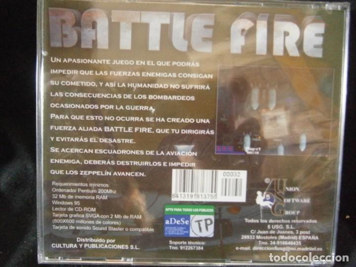 Videojuegos y consolas: JUEGO DE PC RETRO (A&Uacute;N PLASTIFICADO) BATTLE FIRE - Foto 2