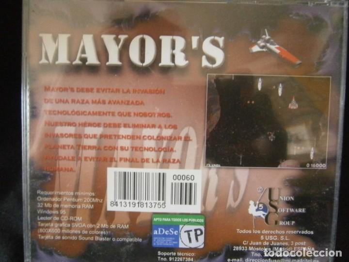 Videojuegos y consolas: JUEGO DE PC RETRO (A&Uacute;N PLASTIFICADO) MAYORS - Foto 2