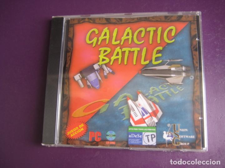 Videojuegos y consolas: VIDEOJUEGO GALACTIC BATTLE PC CD ROM PRECINTADO - UNION SOFTWARE GROUP USG - Foto 1