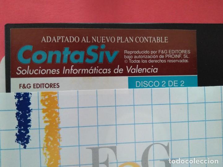 Videojuegos y consolas: DISKETTES DE 5,25&rdquo; Y 3,25&rdquo; PROGRAMA CONTASIV - Foto 3