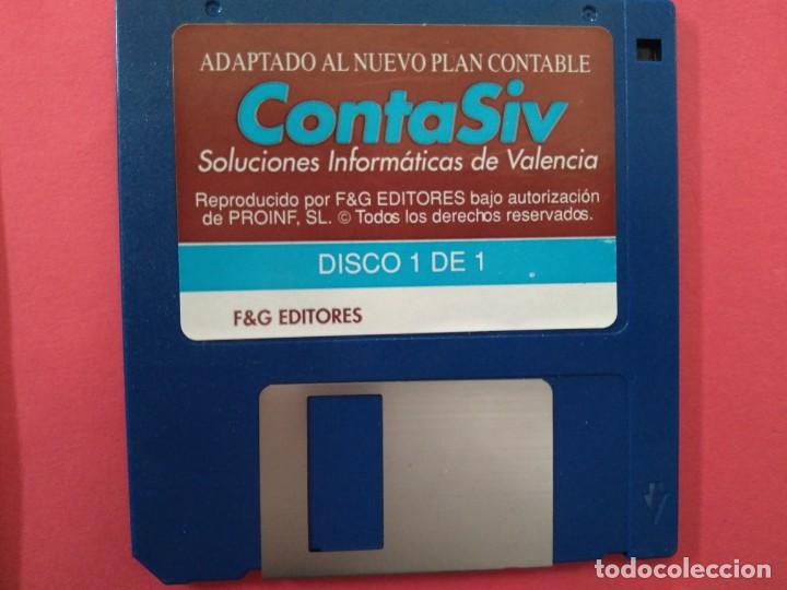 Videojuegos y consolas: DISKETTES DE 5,25&rdquo; Y 3,25&rdquo; PROGRAMA CONTASIV - Foto 4