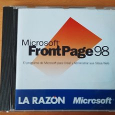 Videojuegos y Consolas: CD-ROM MICROSOFT FRONTPAGE 98 - NÚMERO 3 COLECCIÓN LA RAZÓN. Lote 222624488