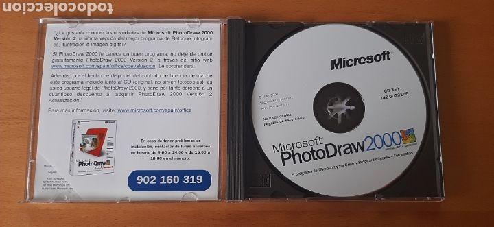 Videojuegos y consolas: CD-ROM Microsoft PhotoDraw 2000 - N&uacute;mero 2 Colecci&oacute;n La Raz&oacute;n - Foto 2