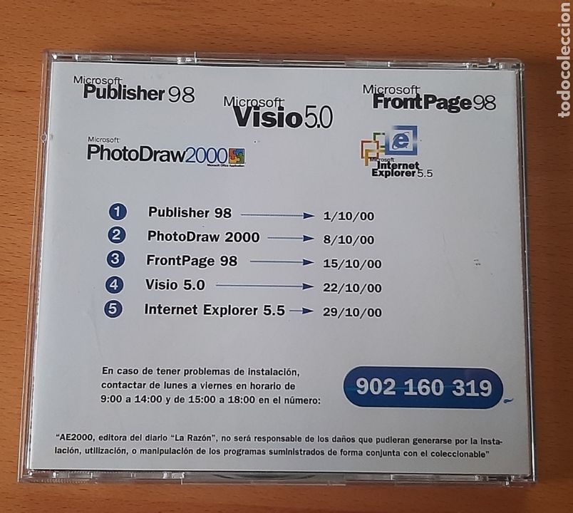 Videojuegos y consolas: CD-ROM Microsoft PhotoDraw 2000 - N&uacute;mero 2 Colecci&oacute;n La Raz&oacute;n - Foto 3