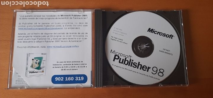 Videojuegos y consolas: CD-ROM Microsoft Publisher 98 - N&uacute;mero 1 Colecci&oacute;n La Raz&oacute;n - Foto 2