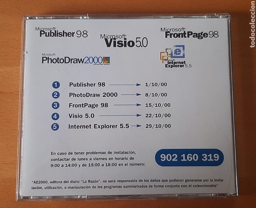 Videojuegos y consolas: CD-ROM Microsoft Publisher 98 - N&uacute;mero 1 Colecci&oacute;n La Raz&oacute;n - Foto 3